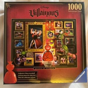 Disney Villainous Queen of Hearts Puzzle NWT